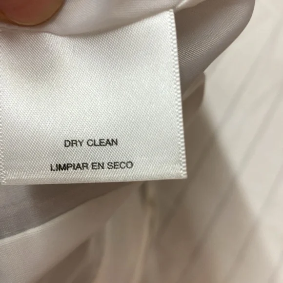 NINE WEST Womens Dress Sz 4Navy and White Polka DOts Career V Neck Fit & Flare - Picture 8 of 11